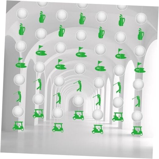 Golf Party Decorations 7 Pcs Golf Themed Cart Hanging Decorations for Sports