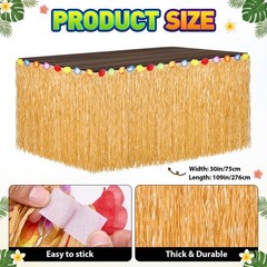 Hawaiian Luau Party Decorations Kit – 60PCS Tropical Summer 62.2 inches