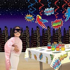 Backdrop, Night Sky Photo Booth Background for Super Awards Night Cityscape