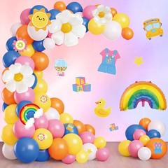 144 Pcs Girls Happy Birthday Party Decorations English Teacher Theme Garland …