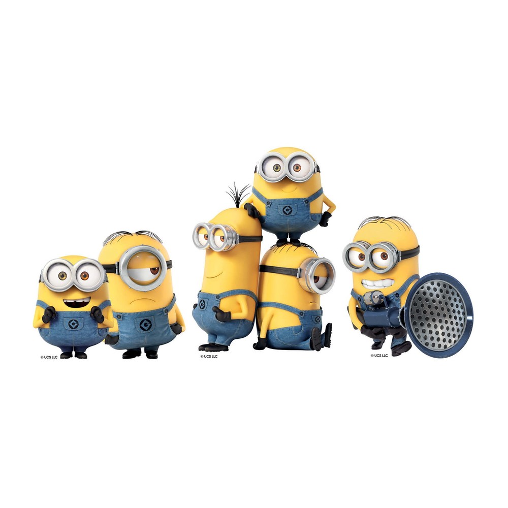 Minions Shelf Top Cardboard Cutouts Pack of 3 Mini Standees 27cm Tall