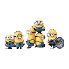 Minions Shelf Top Cardboard Cutouts Pack of 3 Mini Standees 27cm Tall
