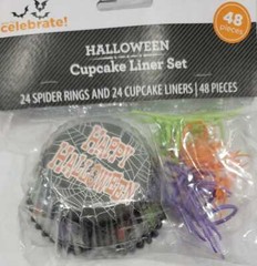 Way To Celebrate Halloween Cupcake Liners 48 Pieces