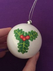 Painted Christmas Baubles – Christmas Decorations