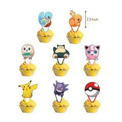 Anime Cartoon Theme Birthday Party Supplies Set ,Cake Toppers Banner Balloons