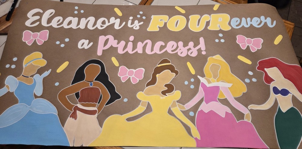 Handpainted Banner Heavy Duty Kraft Paper