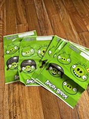 Angry Birds Happy Birthday Confetti Decorations Favors Bags Tablecloth Lot
