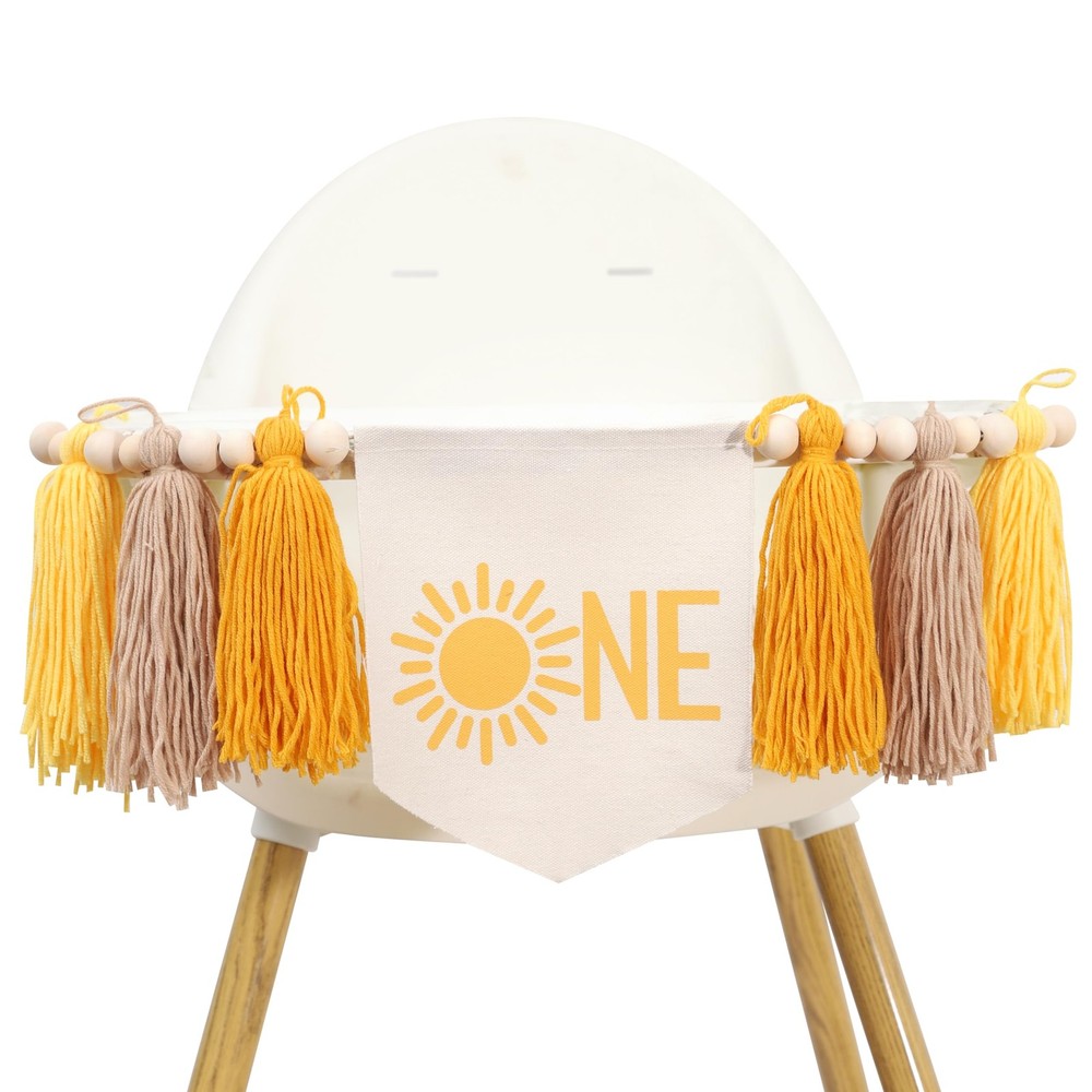 First Trip Around the Sun Boho Banner – You Are My Sunshine, Space Party Deco…