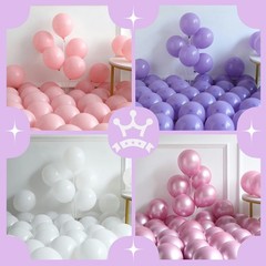 Princess Balloon Garland Arch Kit, 161pcs Pastel Pink Purple Chrome Gold Ball…