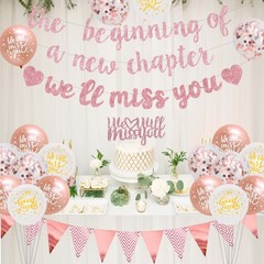 Farewell Party Decorations, The Beginning of A New Chapter We Will Miss You B…