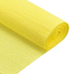 2pcs Crepe Paper Roll Crepe Paper Decor 5 ft Long 20 Inch Wide Yellow