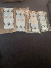 baby shower decoration, color; blue &Tan and universal party decoration