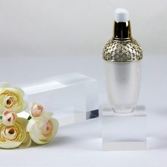 Clear Polished Acrylic Cube Cylinder Round Photo Props, Transparent Solid Acr…
