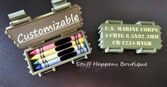 Customizable Marine Corps Tactical Ration Box – 3D Printed Box w/ Crayons