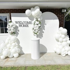 Awenztech White Balloons 12 Inch White Latex Balloons 50Pcs Party Balloon For