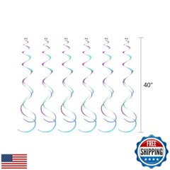 Dolphin Party Decorations Kit – Blue Ocean Theme Birthday Supplies with Ballo