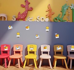 30 PCS Bee Themed Classroom Name Tags Cutouts Back To School Desk Board Decor