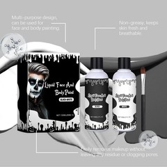 Halloween Party Quick Drying Paint Liquid Foundation Make-up Color Makeup Clown
