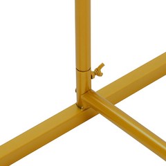 Freestanding Wedding Backdrop Stand Gold&Beige Backdrop Frame With Solid Base