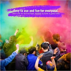Color Blaze – 25lbs Purple Colored Powder Holi Fun Run Color War Festival Party