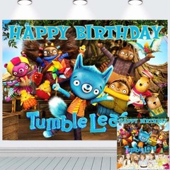 Tumble Leaf Party Supplies Birthday Decorations Backdrop Banner Background 7x5ft