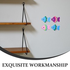 12Pcs Fish Wall Decor Reusable Nonwoven Fabric Coastal Beach Fish Ornaments