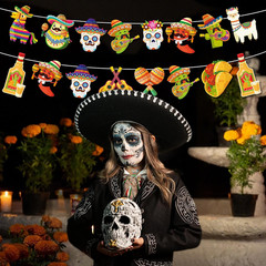 24PCS Mexican Theme Party Decorations, Fiesta Mexican Banner Cinco De Mayo Pa…