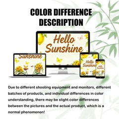 Spring Door Covers, Sunflower & Lemon Banner, 35.4×70.86in Polyester, Spring …