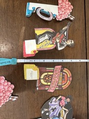 10 VINTAGE BEISTLE ROCK AND ROLL ART-TISSUE CENTERPIECE DIE-CUT