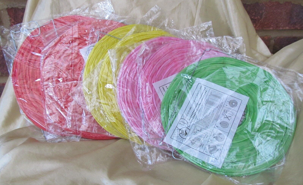 7 PCs Paper Lanterns Birthday Wedding Christmas New Year Party Pink Green Yellow