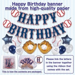 Baseball Decorations – 82PCS Party Set with 40” Number “12” Jumbo Balloon, Ba…
