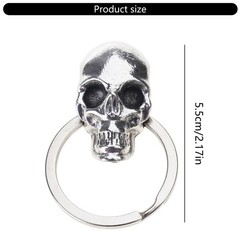 Trend Skull Head Key Ornament Decorative Charm for youthful Fashion Forward