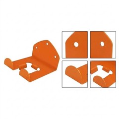 Tool Hook for Wall Mounted Garage Organizer Bracket 15cm Orange Metal Design