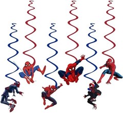 52pcs Spider Birthday Decorations Pack – Cartoon Spider Party Decorations Sup…
