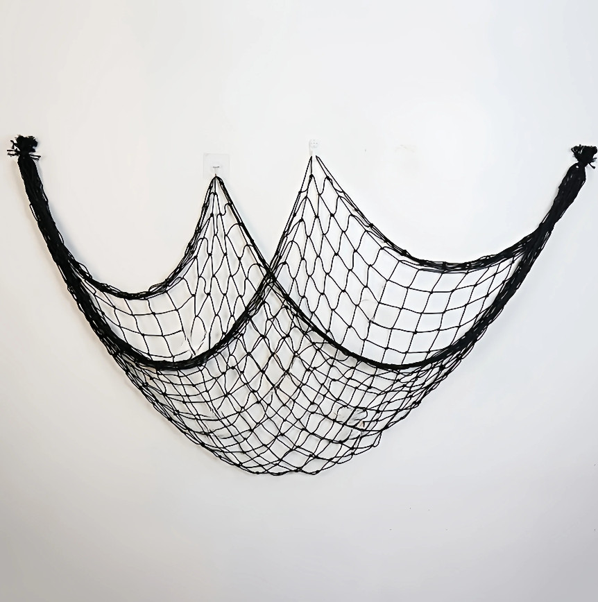 1pc Beach Theme Fish Net Party Decoration 39x79in Home Bedroom Decor – NEW
