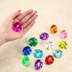 Acrylic Diamond Gems Toy Pirate Plastic Gems Bulk Large Fake Gemstones Colored 2