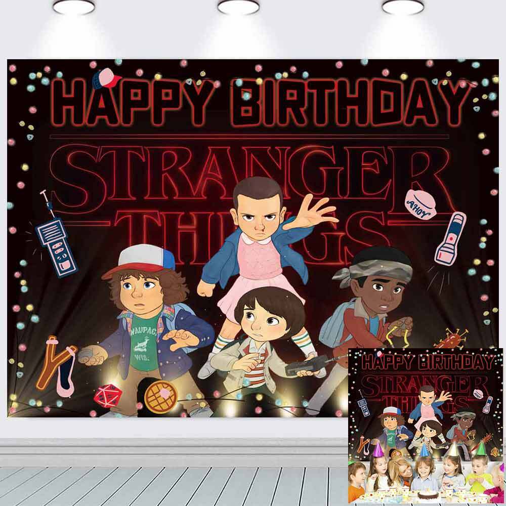 Strange Thing Party Supplies Birthday Decor Backdrop Banner Vinyl 7x5ft