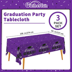 Graduation Party Decorations, Gongrats Grad Tablecover for Graduation Party Supp