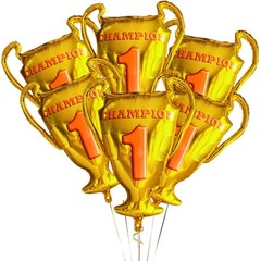 6-Pack 33 Inch Trophy Foil Balloons – Giant Gold Award Cup Balloons for Socce…