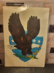 Vtg Beistle American Eagle W/Shield Honeycomb Party Centerpiece New/Sealed