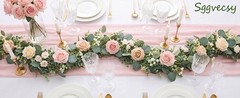8 Pack Artificial Eucalyptus Garland Eucalyptus Leaves Vines Greenery Garland