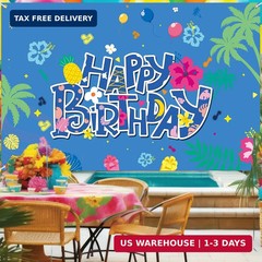 Tingjoo Happy Birthday Party Backdrop Cartoon Photo Background 4 x 6 FT Cute Haw