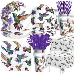 Hummingbird Birthday Party Decorations – Bird Hummingbird Party Supplies Plat…