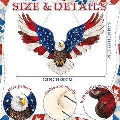 Patriotic Eagle Door Hanger – 250th Anniversary Independence Day Decor