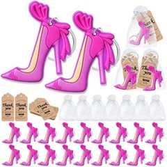 60 Pack Girl Party Decorations for Guests 20 High Heel Keychains 20 Tags and …