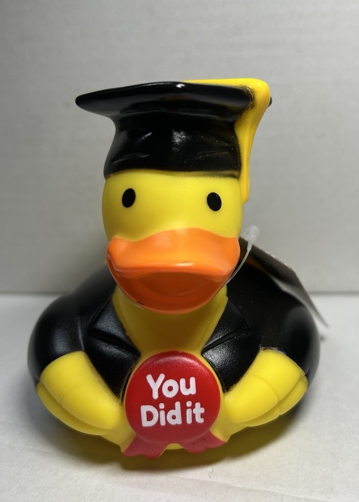 2023 Graduation Rubber Duck with You Did It sign 3.5 inches
