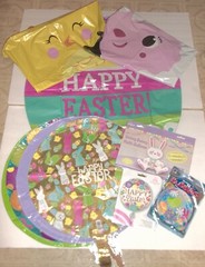 HUGH Lot 10 Easter Balloons 24″ Bunny 29″ Egg 34″ Chick 38″ Lamb + 6 More! NEW!