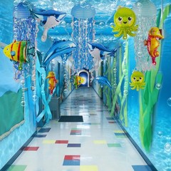 20 Pcs Under the Sea Party Decorations | Ocean Birthday Decor, Jellyfish Lantern