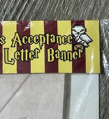 Harry Potter Wizard Acceptance Letters Party Banner New