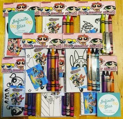 (Quantity 15)Choose your Theme Party Favor Coloring Packs (Any Theme) MESSAGE US